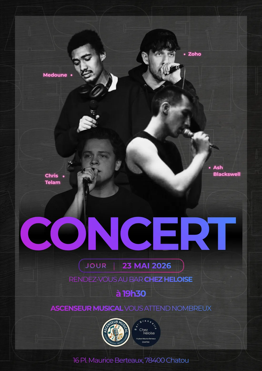Affiche — Concert — Chez Héloïse